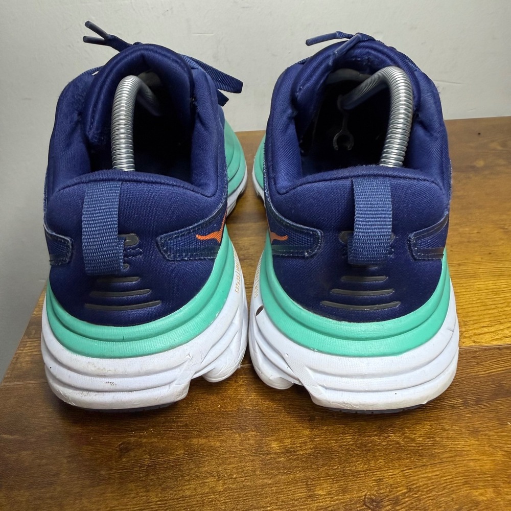 Hoka Bondi 8 Womens Size 10 B Running Shoes Blue 1127952 OSBB - Picture 4 of 9
